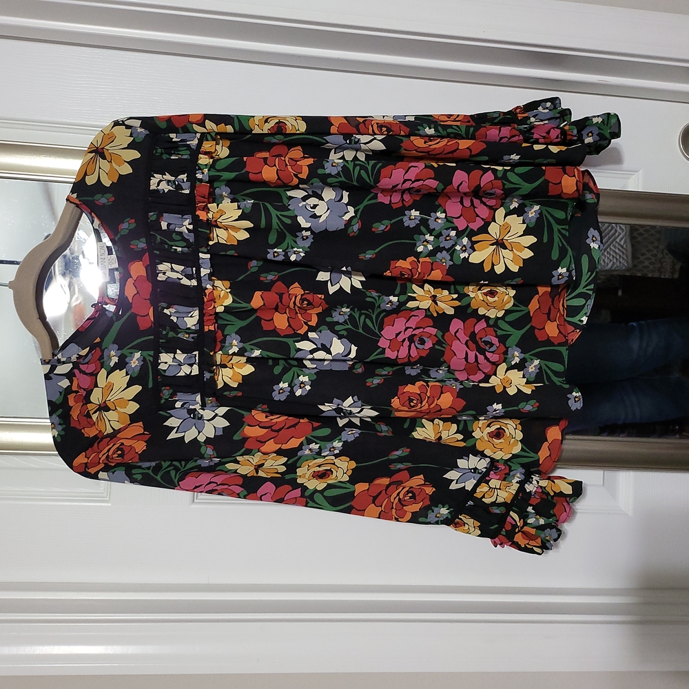 Floral print blouse by Eliane Rose, size XL